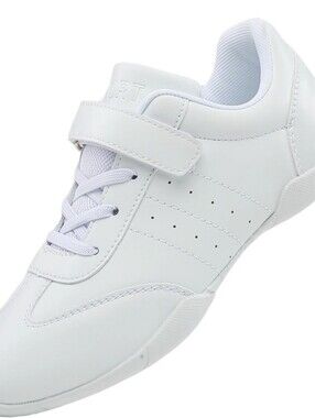 Sport Kids White Athletic Sneakers with Hook-and-Loop Strap